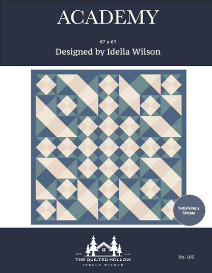 Academy Quilt Pattern PDF