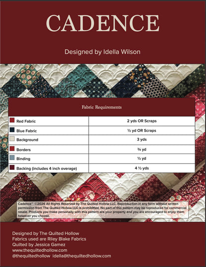 Cadence Quilt Pattern